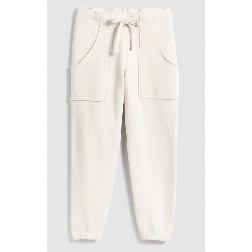 NWOT Frank & Eileen Eamon Triple Fleece Cozy Jogger Sweatpant Cream Medium